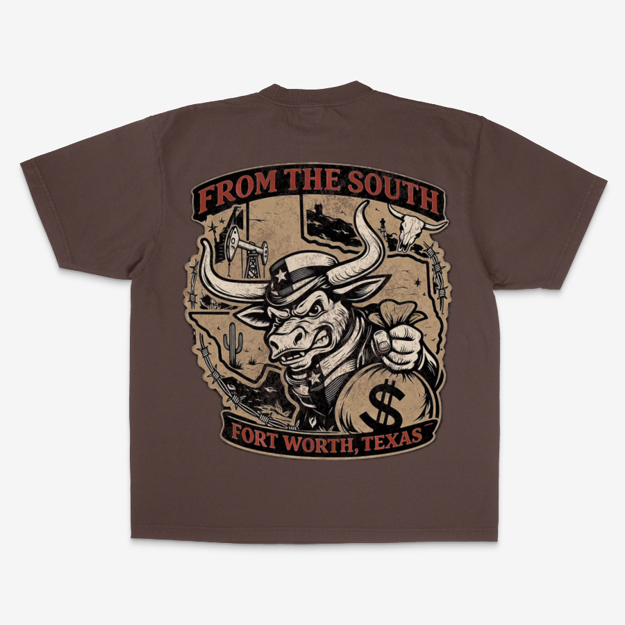 From the South Fort Worth Bull Graphic Tee
